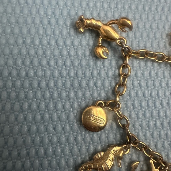 Coach Gold Charm Bracelet with Nautical Charms - Picture 5 of 5